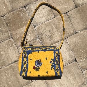 Retired French Yellow with Blue Vera Bradley Purse
